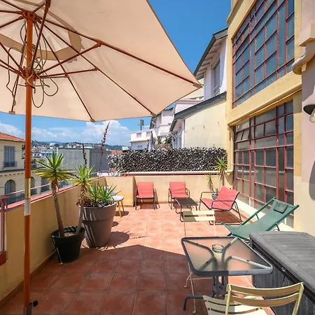 Bright & Cosy W Terrace Ac Appartement Nice